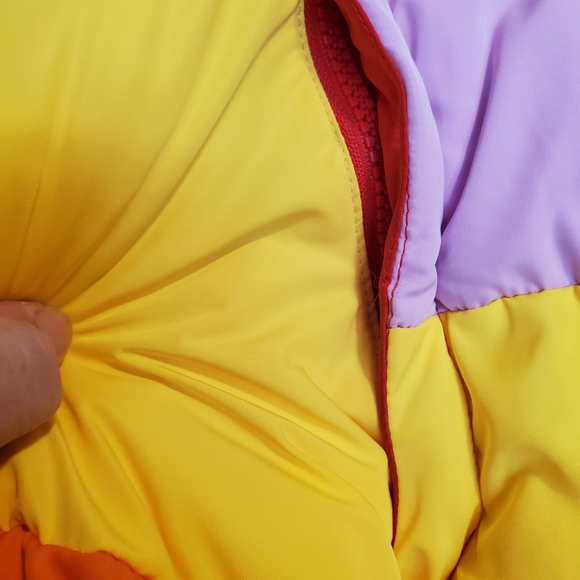 NWT Women's XXS Lego Puffer Jacket Puffer Vest. BRIGHT! Color block. - Picture 4 of 6